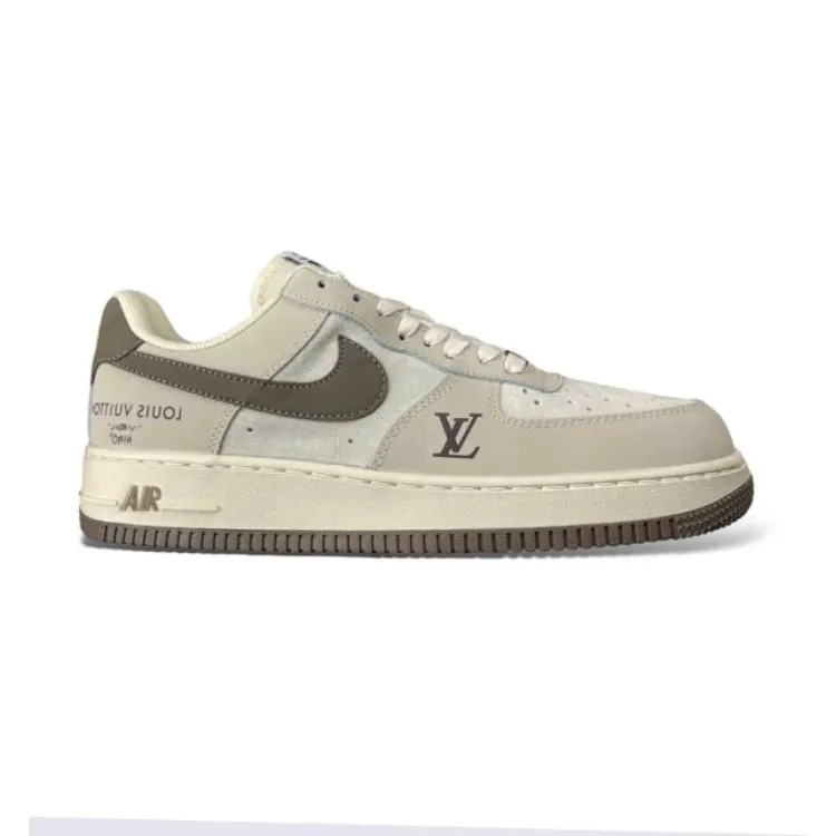 Nike Air Force 1 Louis Vuitton Brown Cream